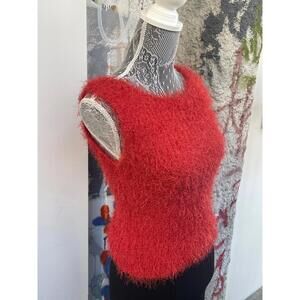 Y2K Fuzzy Vest Top